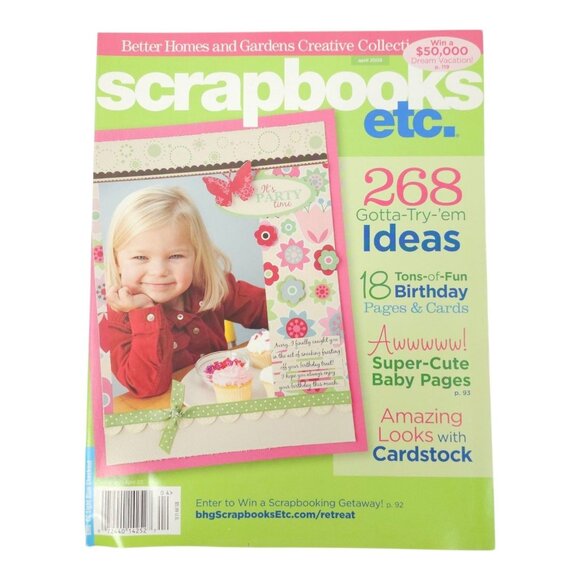 Scrapbooks Etc January-September 2008 Scrapbooking Crafting Better Homes Gardens - Picture 5 of 10
